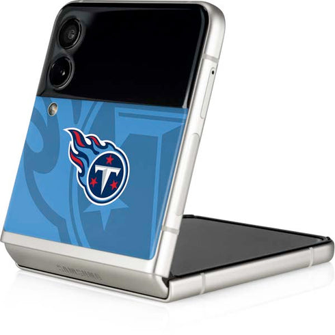 NFL Tennessee Titans Double Vision Galaxy Z Flip4 5G Skin